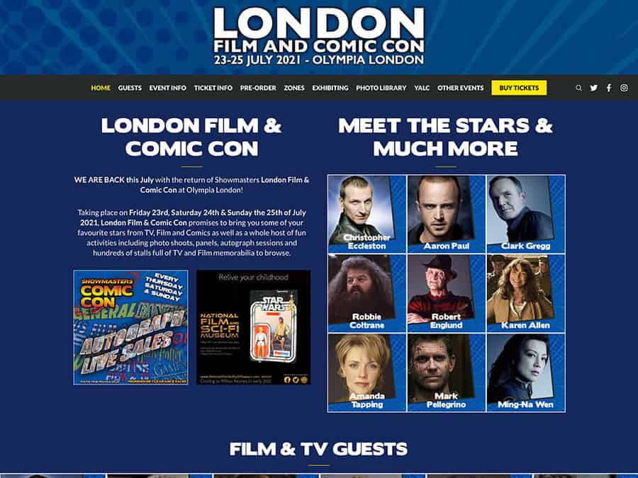 London Film & Comic Con Video Preview Image