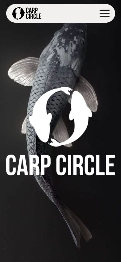 Carp Circle logo with fish design