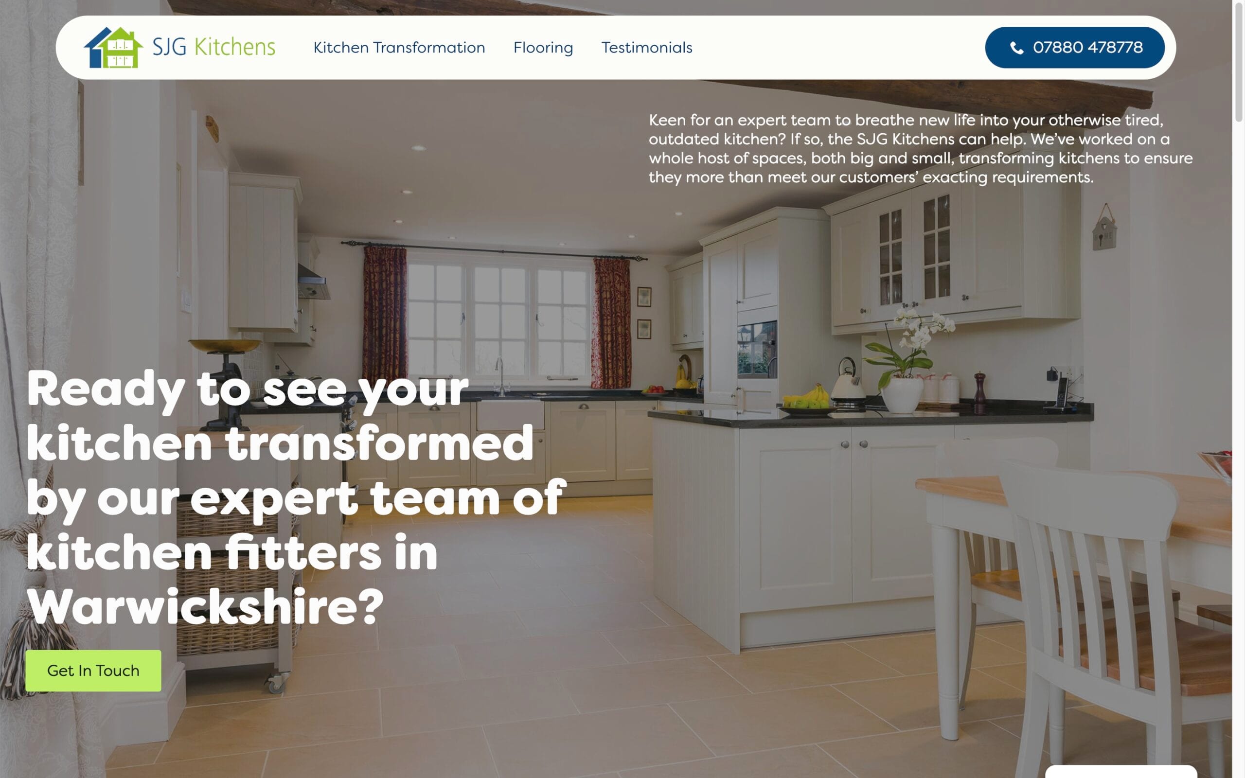 Modern kitchen design by SJG Kitchens Warwickshire